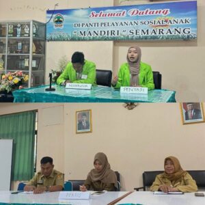 Konferensi Kasus (Case Conference) Asesmen Penerima Manfaat oleh Mahasiswa PPP UIN Walisongo Bersama Pekerja Sosial di Panti Anak Mandiri Semarang