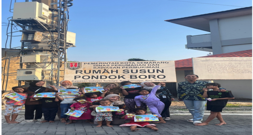 Mahasiswa PPP BPI Belajar bersama Anak-Anak Rusun Pondok Boro