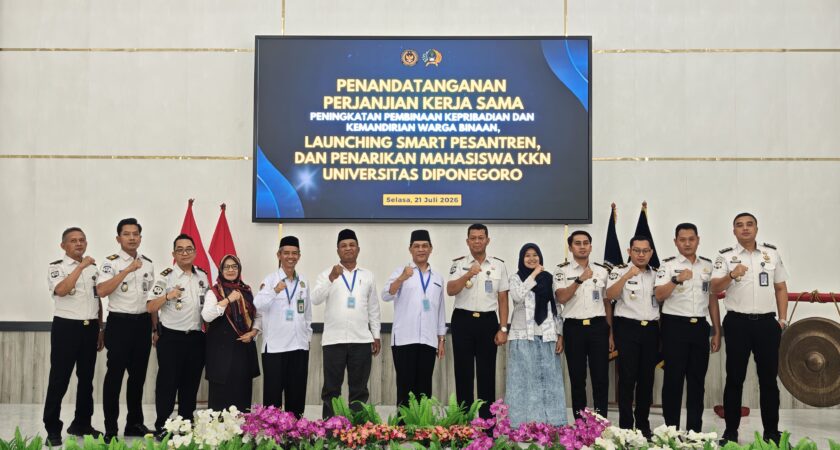 FDK UIN Walisongo bersama Lapas Kelas I Semarang Perkuat Sinergi Pembinaan Warga Binaan melalui Smart Pesantren