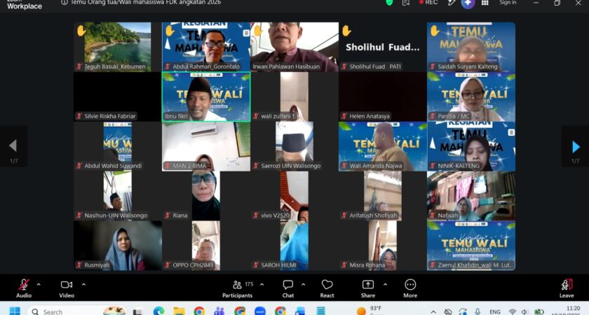 FDK UIN Walisongo Gelar Temu Wali Mahasiswa, Perkuat Silaturahmi dan Sinergi Pendidikan